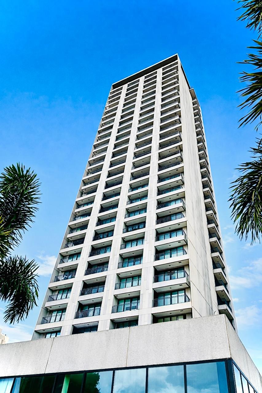 Edifício corporativo relacionado à atuação imobiliária